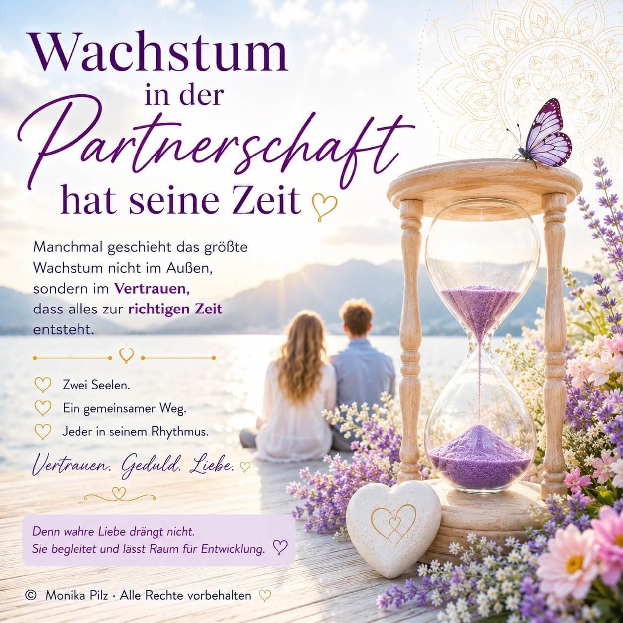 Wachstum in der Partnerschaft hat seine Zeit