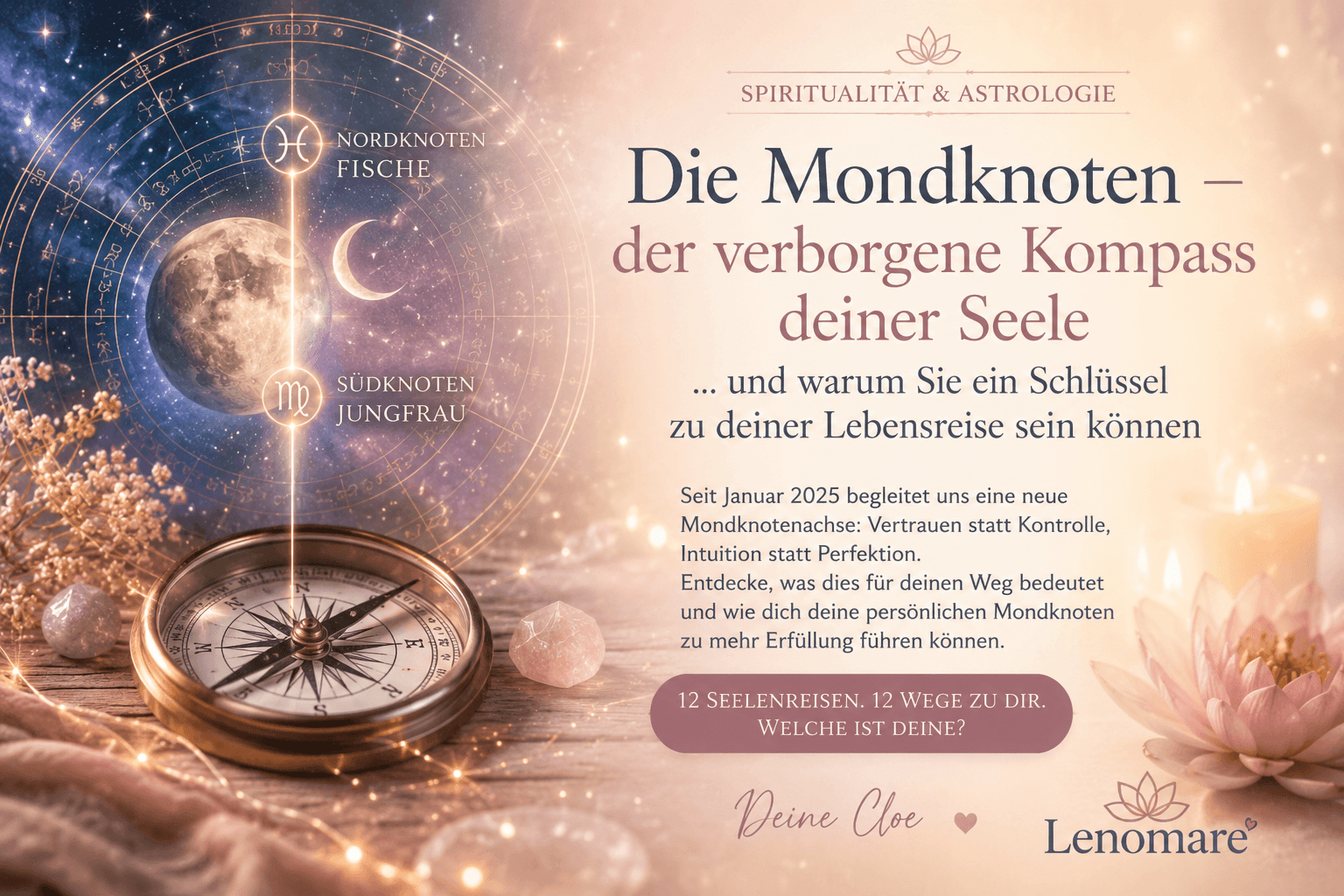 Die Mondknoten – der verborgene Kompass deiner Seele