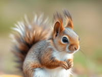 Krafttier für Dezember das Eichhörnchen