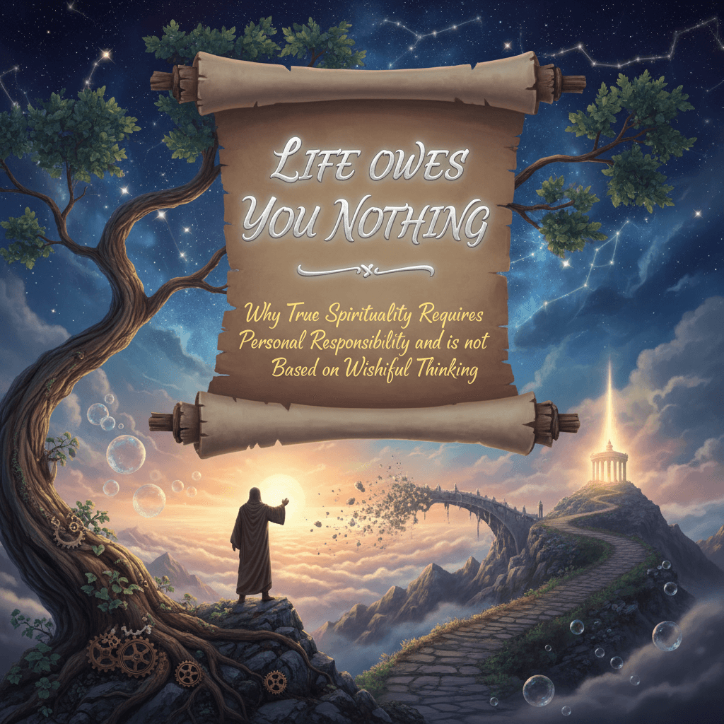Das Leben schuldet dir nichts: Warum echte Spiritualität Eigenverantwortung braucht und nicht auf Wunschdenken basiert