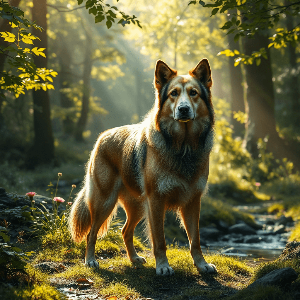 Krafttier für April der Hund