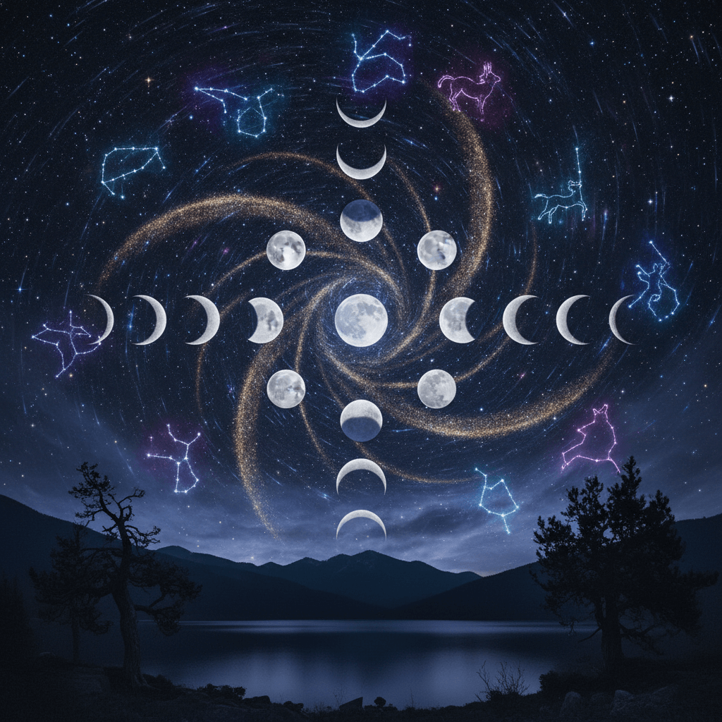 Kosmogramm Januar 2026 – inkl. Mondkalender, Planeten & Meteoriten