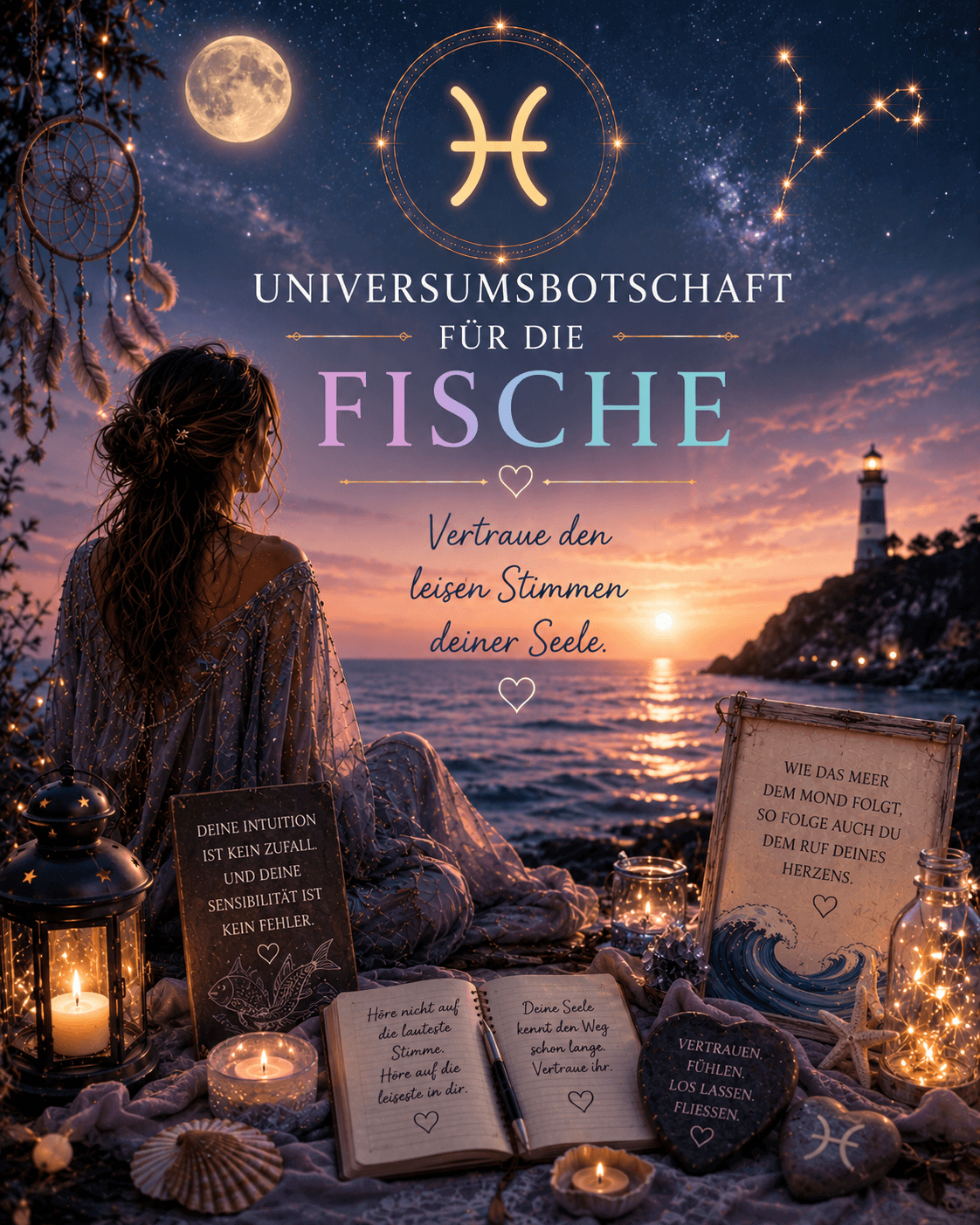 Universumsbotschaft für die Fische – Vertraue den leisen Stimmen deiner Seele