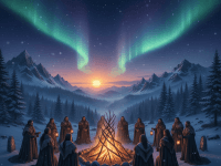 Die Wintersonnenwende-Die längste Nacht, das friedliche Loslassen und der Beginn der Rauhnächte