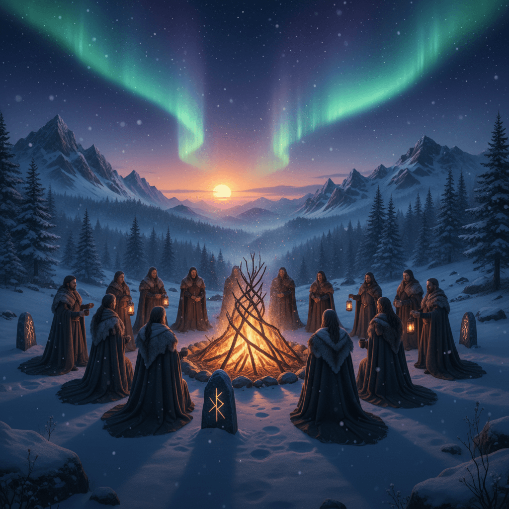 Die Wintersonnenwende-Die längste Nacht, das friedliche Loslassen und der Beginn der Rauhnächte